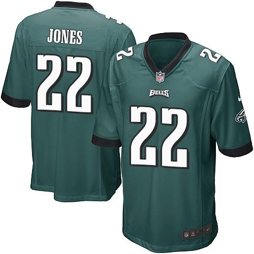 Men Philadelphia Eagles 22 Sidney Jones Nike Midnight Green Game NFL Jersey